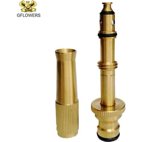 Straight Pure Copper Adjustable Water Spray High-pressure Water Gun/Garden Watering/Car Wash/Household Cleaning Tool