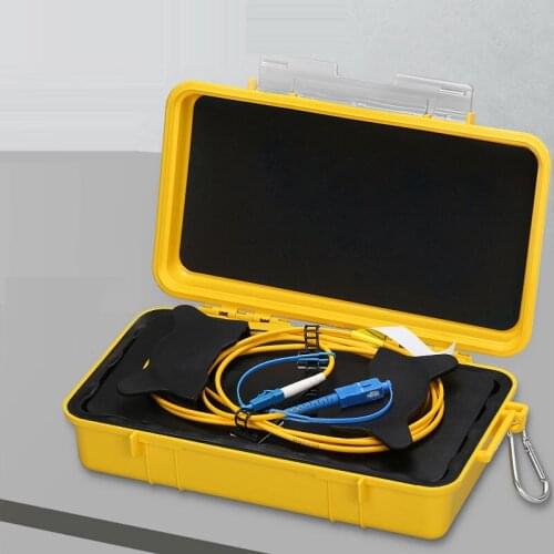 SC-LC UPC Single Mode 9/125um 1310/1550nm 500M OTDR Launch Cable Box, Fiber Ring otdr launch cable