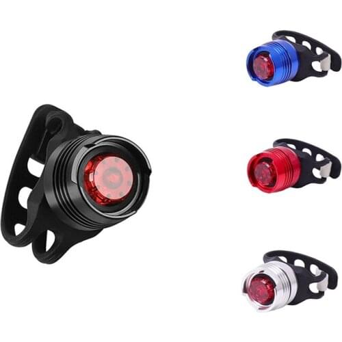 Waterproof Bike Bicycle Rear Tail LED Helmet Cycling FlashLight Safety Warning Lamp Cycling Safety Warning Light