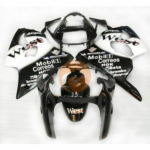 Wotefusi ABS Bodywork Fairing For Kawasaki ZX-6R 2000-2002 00 01 02 (1)