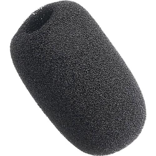 1pc Headset Replacement Foam Microphone Cover Telephone Headset Mic Cover Microphone Windscreen Windshied Headset Foam 36*23mm