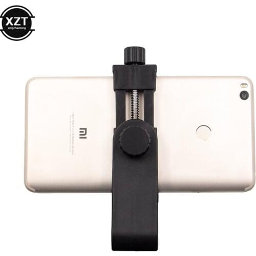 1PCS Phone Tripod Mount Adapter Cell Phone Clipper Holder Vertical 360 Tripod Stand for iPhone X 7 8 Plus Samsung S8 S7