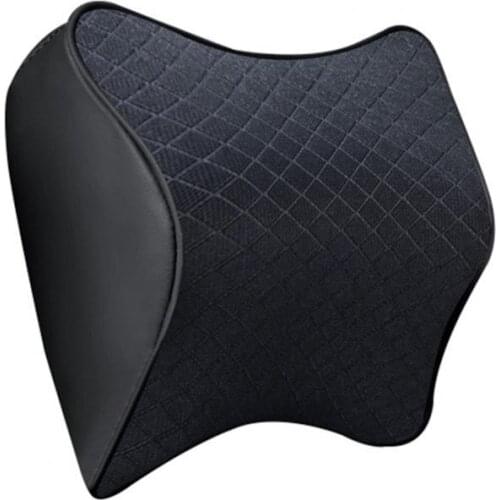 60% Hot Sale Space Memory Foam Car Lumbar Support Auto Neck Pillow Headrest Head Restraint Car Accessories Neck Pillow