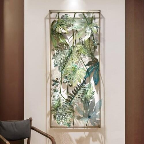 American Home Wall Decorations Creative Wrought Iron Wall Hangings Three-dimensional Wall Decorations Entrance Hall Pendants