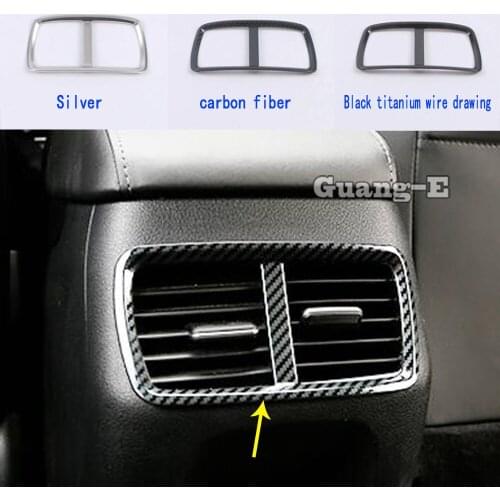 For Hyundai Sonata DN8 10Th 2020 2021 Car Sticker Styling Garnish Cover Trim Frame Rear Upside Air Conditioning Outlet Vent Part