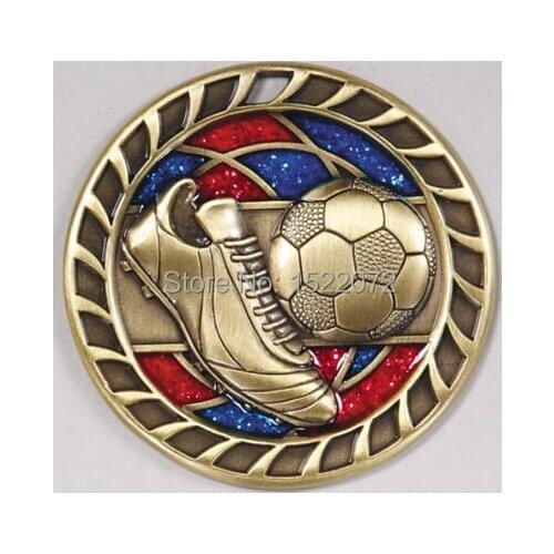 Factory price Glitter Soccer Medals cheap custom sport medals low price custom made football medals coins