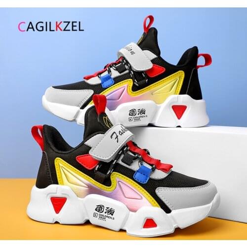 CAGILKZEL Autumn Kids Shoes Comfortable Sneakers Boys Shoes Fashion Casual Running Sports Children Girls Shoes Chaussure Enfant
