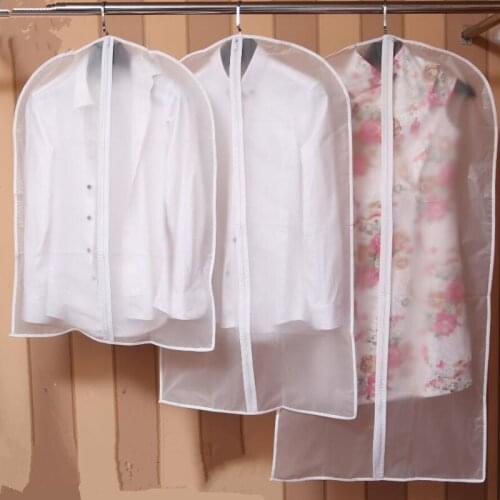 Transparent PEVA Plastic Storing Clothes Garment Suit Coat Dust Cover Protector Wardrobe jack coat Organizer Storage Bag Case