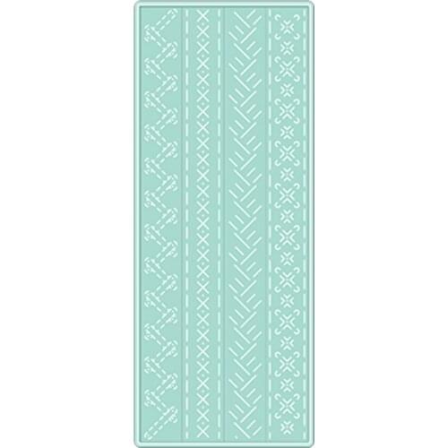 Background Stitched Slimline 2021Arrival New Metal Cutting Dies Scrapbook Diary Embossing Decoration DIY Greeting Card Handmade