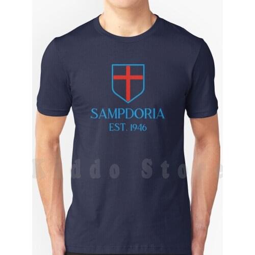 Sampdoria 2 T Shirt Print For Men Cotton New Cool Tee Sampdoria Uc Sampdoria Unione Calcio Sampdoria I Blucerchiati La Samp Il