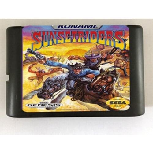 Sunsetriders Game Cartridge Newest 16 bit Game Card For Sega Mega Drive / Genesis System
