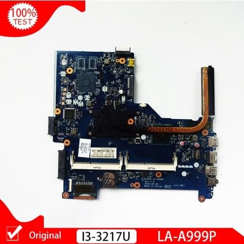 Original LA-A999P 759873-501 759873-601 759873-001 FOR HP 15-R Laptop Motherboard ZSO50 DDR3 W/ I3-3217U CPU SLJ8E