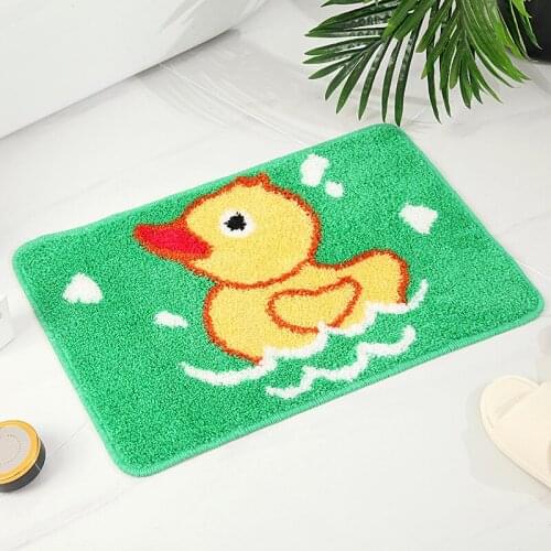 Cartoon Animal Door Mat Non-slip Carpet Soft Mat Cute Home Bathroom Balcony Doorway Hallway Mat Absorbent Cartoon Rug