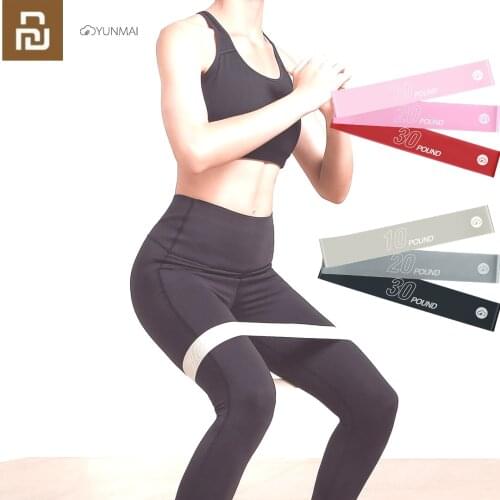 Xiaomi Yunmai Fitness Resistance Bands Sets XIAOMI Youpin Xiomi Yoga Elastic Belts Suit For Training Gym Exercise Workout 2021