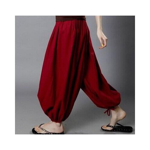 NEW FASHION men and womens casual wide leg pants,plus size trousers,pants,cotton bloomers,dancing pants