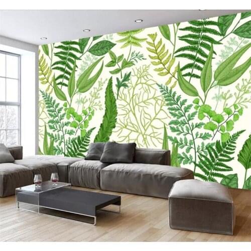 Papel de parede 3d custom Medieval tropical rainforest flamingo Mural Wallpaper For Wall paper Living Room Home Decor