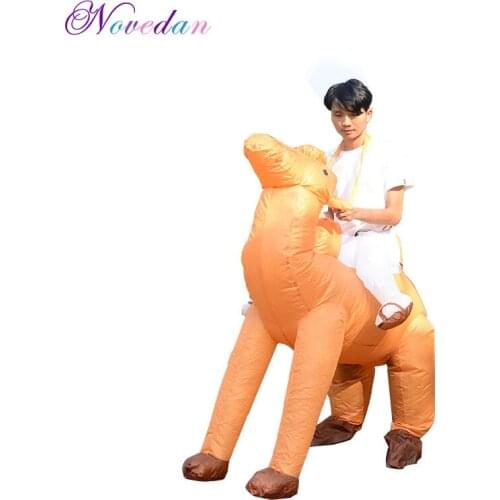Adult Cartoon Inflatable Anime Camel Halloween Performance Costume Cosplay for Children Woman Man Inflatable Costume