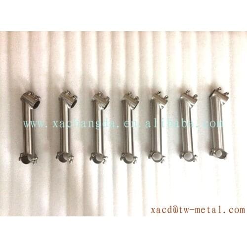 Customized Titanium bike stem XACD light weight titanium bicycle stem with handling brush finished titanium stem