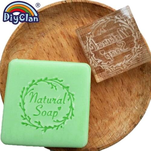 DIY resin chapter Artificial soap making of pure nature handmade Resin stamp chapter natural soap diy patterns Z0139NS