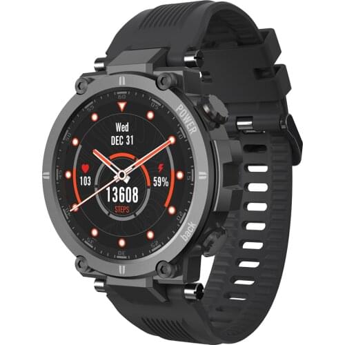 2020 New Kospet Raptor Smart Watch Ip68 Waterproof Outdoor Sport Wristwatch Long Time Standby Rugged Smartwatch For Men