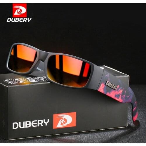 DUBERY Brand Polarized Sunglasses Men New Sport Style High Quality Sun Glasses Classic Frame protective goggles UV400 Lens