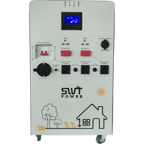 Solar kit 1kw 3kw off grid portable inverter lithium battery 3kwh camping solar system solar portable generator power station