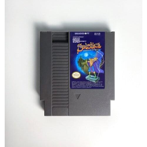 Solstice - The Quest for the Staff of Demnos - Game Cartridge For NES Console 72 Pins 8bit