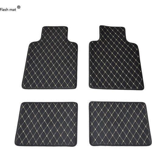 Flash mat Universal car floor mats for Infiniti All Models EX25 FX35 M25 M35 M37 M56 QX50 QX60 QX70 G25 JX35 accessorie styling