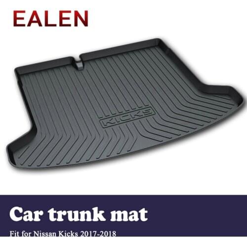 1Set Car Cargo rear trunk mat For Nissan Kicks 2021 2020 2019 2017 2018 Car-styling Boot Tray carpet Anti-slip mat Accessories