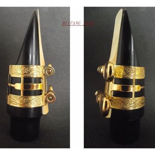 1 set Alto sax Mouthpiece and Carved Ligature