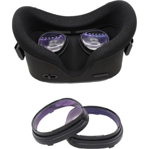 1Pair Anti-blue Light Lenses for Oculus Quest VR Headset Magnetic Eyeglass Frame Clip Lens Protection for oculus quest Accessory