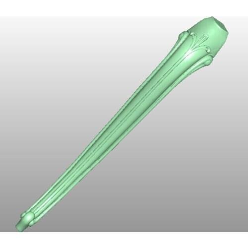 3D model STL format file for cnc router engraving furniture sofa cabinet chair leg pattern Artcam 723