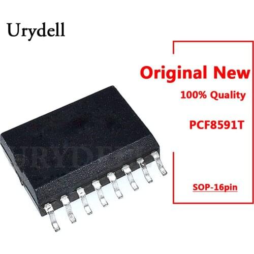 5pcs PCF8591T 8-bit A/D and D/A converter SOP-16pin 5.2mm New and Original
