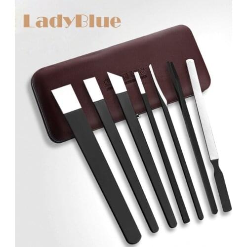 7PCS/Set Cuticle Dry Dead Skin Remover Toe Nail Pedicure knife Feet Care Tool Kit Foot Rasp Callus Dead Exfoliating