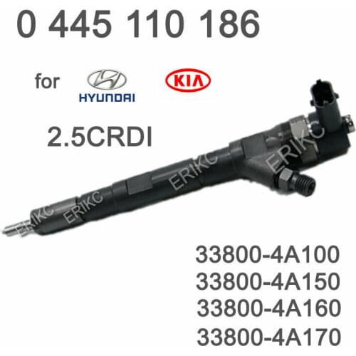 0445110186 (0445 110 186), 0 445 110 186 Common Rail Sprayer Injector For Hyundai Starex/Libero/Starex 2.5CRDi KIA Sorento