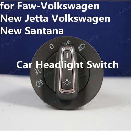 Polarlander Fog Headlight Lamp Knob Button for Faw-V/olkswagen New J/etta V/olkswagen New S/antana Headlight Switch 34D941531g