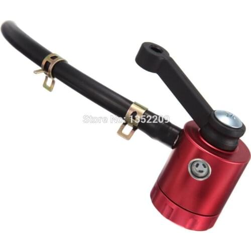 Red Motorcycle Front Brake Clutch Tank Cylinder Fluid Oil Cup Front Brake Clutch Tank Cylinder Fluid Oil Reservoir Purple New