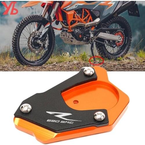 For KTM 690 SMC R 2020 2021 690 ENDURO R 2019 Motorcycle Accessories Foot Side Stand Extension Pad Enlarge Plate