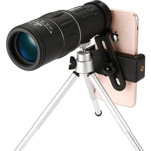 Monocular Spotting Telescope Zoom Optic Lens Coating Lenses Hunting Optic Scope Outdoor 16 x 52 Dual Focus Night-vision Device