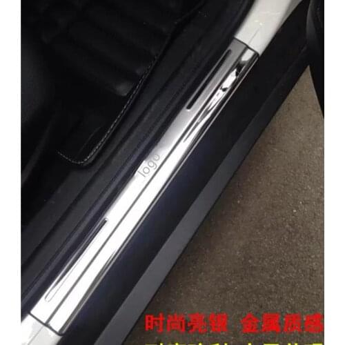 For Ford Focus 3 2 Hatchback Sedan 2012-2017 external Door Sill Scuff Plate Welcome Pedal Stainless Steel Car Styling Accessorie