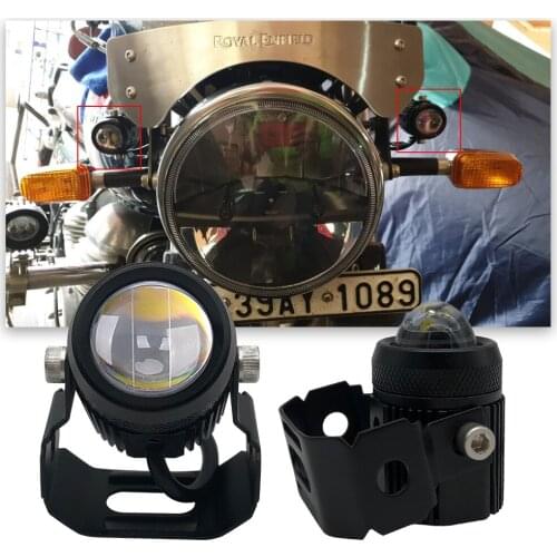 New Led Headlight Work Fog Light 30W 24V Dual Color High Beam for BA20D H4 T19 Moto ATV SUV Jeep Tractor Yacht Truck