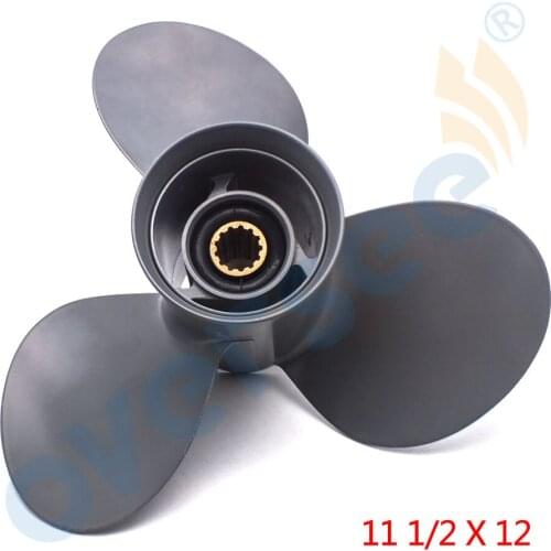 58133-ZV5-012AH (11 1/2X12) 35-60HP Outboard Propeller For Honda Outboard Engine Motor