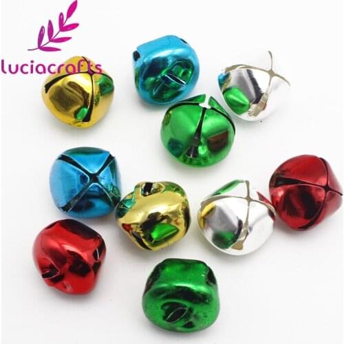 Lucia crafts 20mm Jingle Bells Pendants Hanging Christmas Tree Party DIY Crafts Decor Accessories H0106