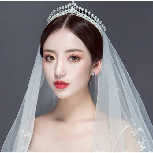 Luxury Zircon Bride Wedding Tiaras Crowns Princess Wedding Hair Ornaments Bridal Hair Jewelry Women Headband Accessory CR103
