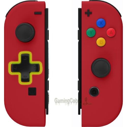 EXtremeRate Replacement Shell Handheld Controller Housing (D-Pad Version) with Full Set Buttons for NS Switch JoyCon