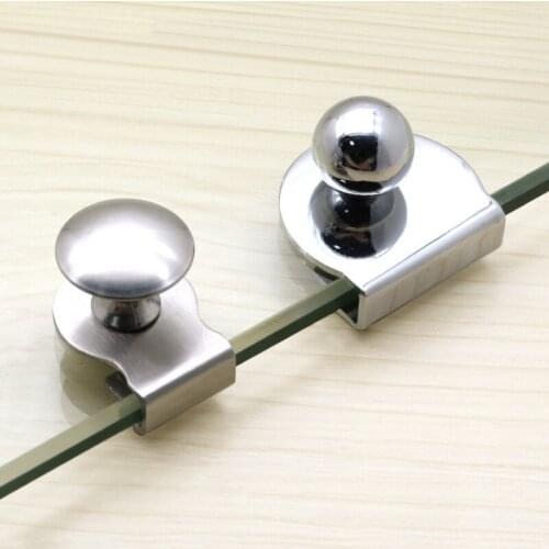 2 to 6 Pieces 304 Stainless Steel and Zinc Alloy Drawer Glasses Knob Handle For Glass door Cabinet Knob screws included