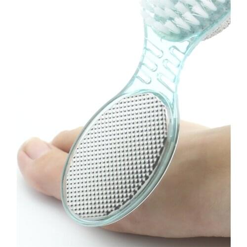 4 In 1 Foot Grinding Stone Practical Foot Dead Skin Callus Remover Multi-function Foot Cleaner Brush Pedicure Foot Care Tool