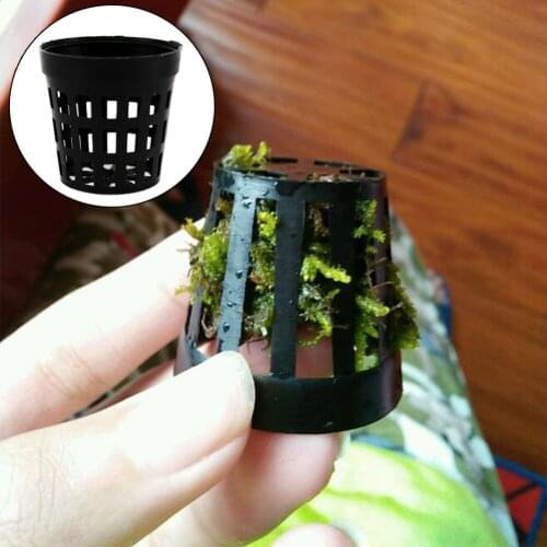 5Pcs Basket With Holes Aquatic Planting Baskets Water Grass Cups Submerged Plants Plastic Water Baskets Wild Fish Basket
