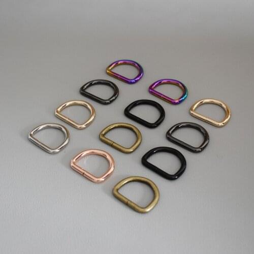 50 Pcs/Lot D-shaped Buckle For 1Inch(25mm) Webbing Dog Collar Chain Leather Belt Diy Pet Collar Backpack Belts Accessories