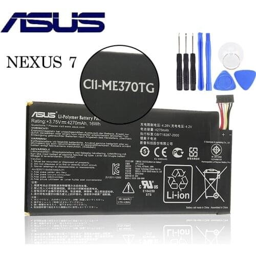 Original ASUS High Capacity C11-ME370TG Battery For ASUS C11-ME370TG NEXUS 7 Table PC Laptop battery 4270mAh